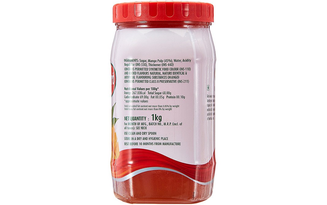 Mapro Mango Jam    Plastic Jar  1 kilogram